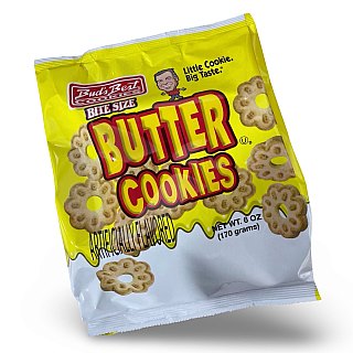 2x Bud's Best Bite Size Butter Cookies, 6 Oz Bags - Specialty Snack by Bud's Best