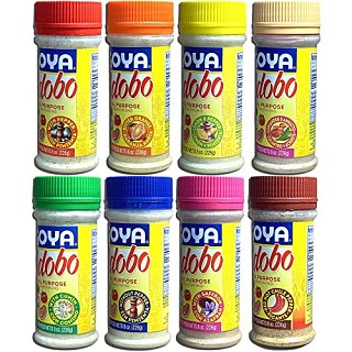 Adobo All Purpose Seasoning Ultimate Variety Pack | 8 Ounce | 8 Flavors Including With Pepper, Without Pepper, Bitter Orange, Lemon & Pepper, etc. - Specialty Snack by Goya