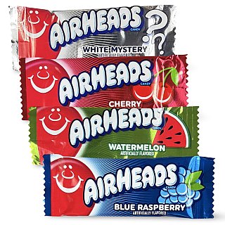Airheads Mini Chewy Candy Bars – 1 lb | Classic Variety - Specialty Snack by Airheads