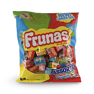 Albert's Frunas Traditional Chewy Fruity Candy – Full Size Bag | Assorted - Specialty Snack by Frunas
