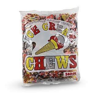 Albert's Fruit Chews – Classic Chewy Candy 240 Ct Bag | Individually Wrapped, Ice Cream - Specialty Snack by Albert's