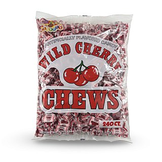 Albert's Fruit Chews – Classic Chewy Candy 240 Ct Bag | Individually Wrapped, Wild Cherry - Specialty Snack by Albert's