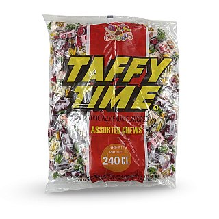 Albert's Fruit Chews – Classic Chewy Candy 240 Ct Bag | Individually Wrapped, Taffy Time - Specialty Snack by Albert's