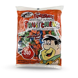 Albert's Fruit Chews – Classic Chewy Candy 240 Ct Bag | Individually Wrapped, Flintstones - Specialty Snack by Albert's