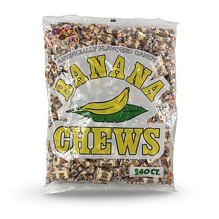 Albert's Fruit Chews – Classic Chewy Candy 240 Ct Bag | Individually Wrapped, Banana - Specialty Snack by Albert's