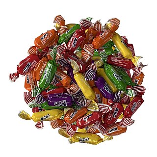 Assorted Colombina Fruit Chews Including Grape, Banana, Orange, Strawberry and Green Apple, 2 lbs. - Specialty Snack by Colombina