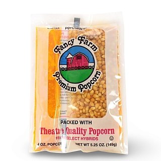 Fancy Farms At-Home Premium Popcorn Popping Kit, 5.3 Oz, Perfect Portion, 9 Bags - Specialty Snack by Fancy Farm
