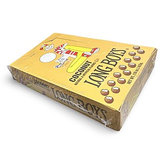 Atkinsons Coconut Long Boys Nostalgic New Orleans Chewy Candy, 48Ct Box - Specialty Snack by Atkinson's
