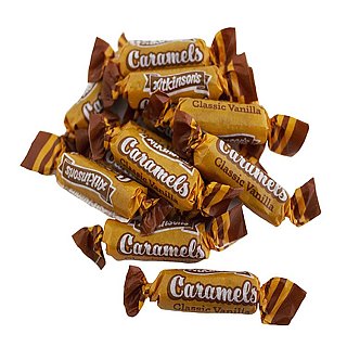 Atkinson's Nostalgic Vanilla Caramels, 12 oz. Bag, New Orleans Caramels - Specialty Snack by Atkinson's