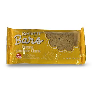 Banana Chocolate Chunk BeneFit Bars by Readi-Bake 2.5 Oz, 12 Pack - Specialty Snack by Tribeca Curations