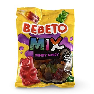 Bebeto Gummy Bears and Cola Mix, Halal Certified, 2.8 Oz (Case of 12) - Specialty Snack by Bebeto