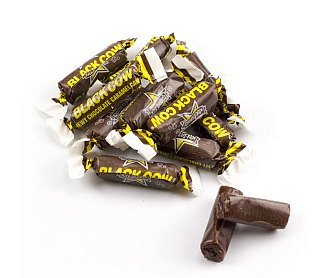 Black Cow Chocolate Caramel Nostalgic Bite Size Candy, 1 lb - Specialty Snack by Tribeca Curations