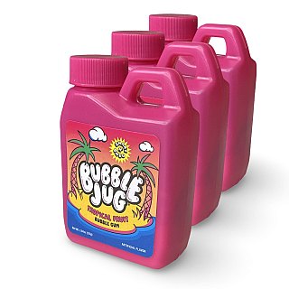 Bubble Jug Nostalgic Bubble Gum Powder Candy, 3 Packs - Specialty Snack by Tribeca Curations