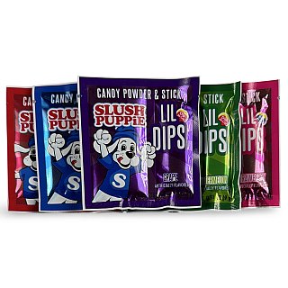 Candy Powder & Stick Dips – 20 Pack | Slush Puppie - Specialty Snack by Fun Dip