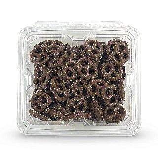 Carlotta's Bakery Chocolate Covered Pretzel Bites - Milk Chocolate & Pastel Nonpareils - 1 lb - Specialty Snack by Carlotta's Bakery