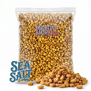 Carlotta's Bakery Crunchy Corn Snacks With Sea Salt, 5 LB Bulk Bag | Non GMO Corn, Simple Ingredients, Kosher Roasted Corn Snack - Specialty Snack by Carlotta's Bakery