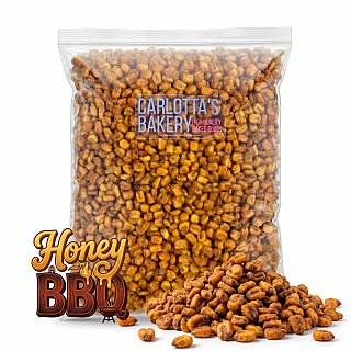 Carlotta's Bakery Honey BBQ Crunchy Corn Snacks, 5 LB Bulk Bag | Non GMO Corn, Kosher Roasted Corn Snack - Specialty Snack by Carlotta's Bakery
