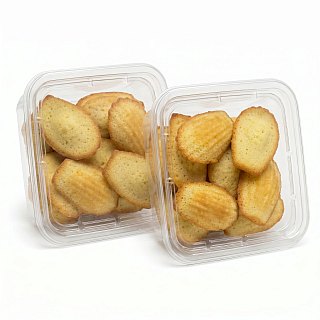 Carlotta's Bakery Perfect Bite Madeleines, 7.8 oz Containers (Pack of 2) | Bite-Sized French Butter Cakes | Soft & Delicate Bakery Snack - Specialty Snack by Carlotta's Bakery