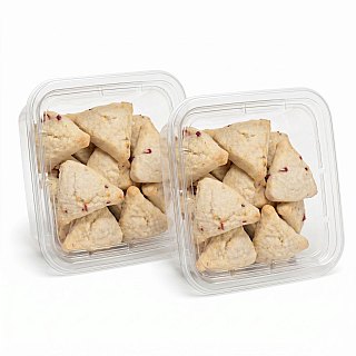 Carlotta's Bakery Perfect Bite Orange Cranberry Scones, 10 oz Containers (Pack of 2) | Crisp & Buttery Bakery Snack | Ready-to-Eat Dessert Snack - Specialty Snack by Carlotta's Bakery