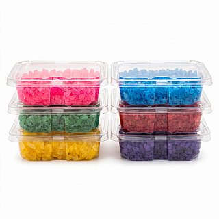 Carlotta's Bakery Rock Candy Crystals, 1 lb Tub | 6 Tub Variety Pack - Specialty Snack by Carlotta's Bakery