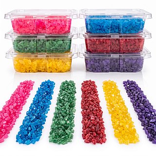 Carlotta's Bakery Rock Candy Crystals, 1 lb Tub, Choose Lemon, Lime, Cherry, Strawberry, Blue Raspberry, Grape or 6 Flavor Variety Pack - Specialty Snack by Carlotta's Bakery