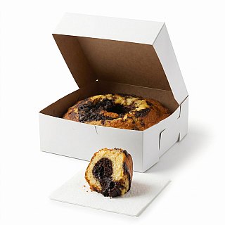 Carlotta's Bakery Authentic New York Round Coffee Cakes (24 Oz, Chocolate Marble) - Specialty Snack by Carlotta's Bakery