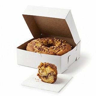 Carlotta's Bakery Authentic New York Round Coffee Cakes (24 Oz, Cinnamon Walnut) - Specialty Snack by Carlotta's Bakery