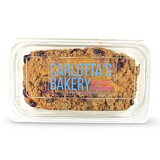 Carlotta's Bakery Authentic Tradition New York Loaf Coffee Pound Cakes (1 Lb., Orange Cranberry) - Specialty Snack by Carlotta's Bakery