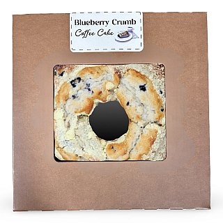 Carlotta's Bakery Round Coffee Cakes (24 Oz, Blueberry Crumb) - Specialty Snack by Carlotta's Bakery