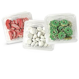 Carlotta's Christmas Themed Italian Cookies, 1 Lb Tub, (Spekulatius) - Specialty Snack by Carlotta's Bakery