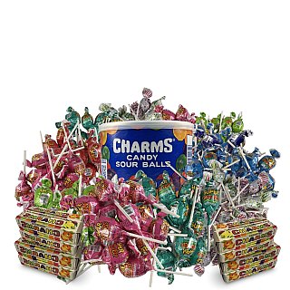 Charms Classic Candy Favorites – Lollipops, Blow Pops, Super Blow Pops, Sour Balls & Nostalgic Squares | Choose Your Favorite - Specialty Snack by Charms