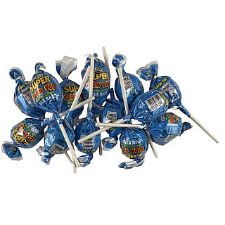 Charms Classic Candy Favorites – Super BlowPops, Approx. 13 Lollipops | Blue Raspberry - Specialty Snack by Charms