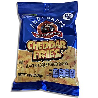 Cheddar Fries Snacks Value Pack   120 Calorie Packs | 24 Bags - Specialty Snack by Tribeca Curations