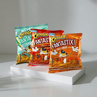 Cheetos Fantastix Crunchy School Snacks – 8 Pack | Choose Ranch, Flamin’ Hot or Chili Cheese - Specialty Snack by Frito-Lay