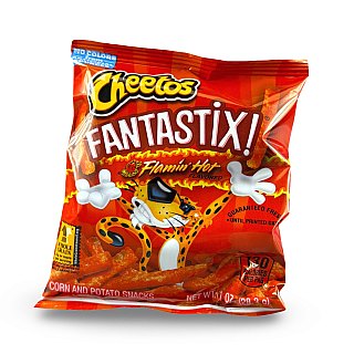 Cheetos Fantastix Crunchy School Snacks Bulk Pack, 16 Count | Flamin' Hot - Specialty Snack by Cheetos