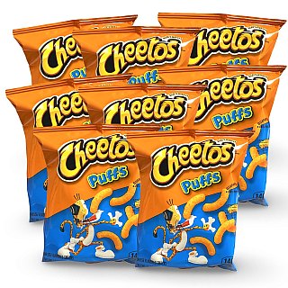 Cheetos Jumbo Puffs Cheese Flavored Snack, 0.875 Ounce, 8 Bags - Specialty Snack by Cheetos