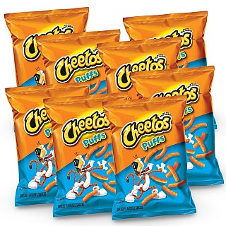 CHEETOS Puffs Cheese Flavored Snacks, 1.375 oz | 8 Ct - Specialty Snack by Cheetos