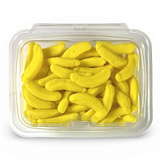 Chewy Banana Shaped Gummy Candy, Bulk Party Tub, 12 Oz - Specialty Snack by Tribeca Curations