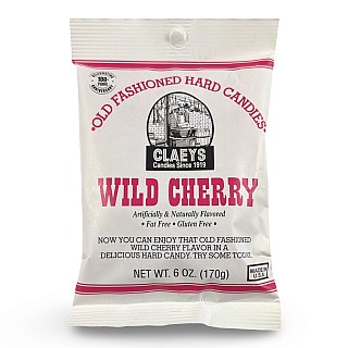Claeys Old Fashioned Nostalgic Hard Candy – 6 oz Bags, 4 Pack | Wild Cherry - Specialty Snack by Claeys
