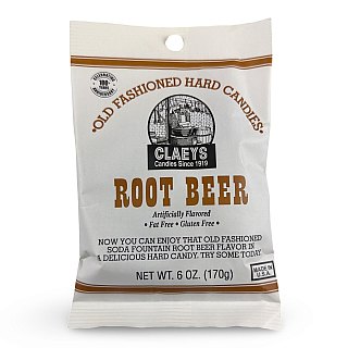 Claeys Old Fashioned Nostalgic Hard Candy – 6 oz Bags, 4 Pack | Root Beer - Specialty Snack by Claeys
