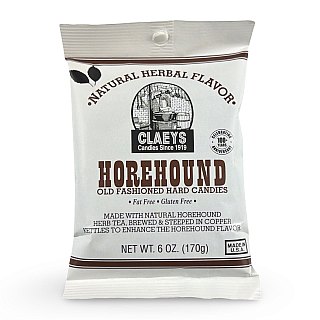 Claeys Old Fashioned Nostalgic Hard Candy – 6 oz Bags, 4 Pack | Horehound - Specialty Snack by Claeys