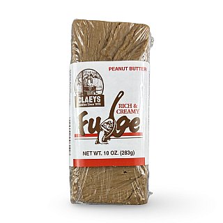 Claeys Rich & Creamy Fudge – Huge 10 oz Brick | Peanut Butter - Specialty Snack by Claeys