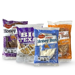 Cloverhill Bakery Ultimate Honey Bun Variety Pack | Big Texas, Chocolate, Iced and Glazed | 16 Count - Specialty Snack by Cloverhill Bakery