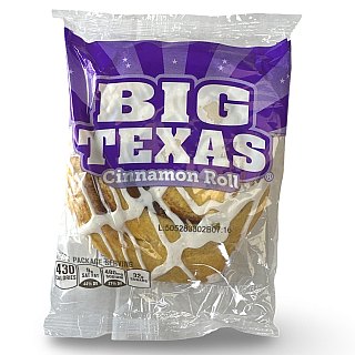 Cloverhill Big Texas Cinnamon Rolls, Individually Packaged, Pack of 6 - Specialty Snack by Cloverhill Bakery