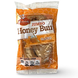 Cloverhill Jumbo Glazed Honeybuns | Individually Packaged | 12 Pack - Specialty Snack by Cloverhill Bakery