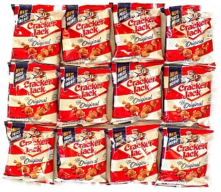 Cracker Jacks Fun Snack Pack, 1.25 Oz, 12 Count - Specialty Snack by Cracker Jack