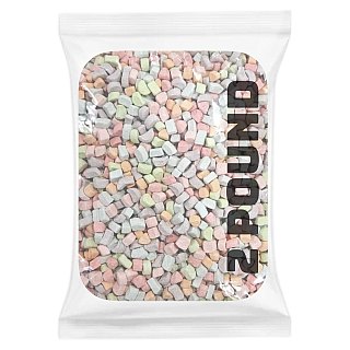Dehydrated Rainbow Mashmallows Bulk Value Pack 2 Pound Sealed Bag - Specialty Snack by Tribeca Curations