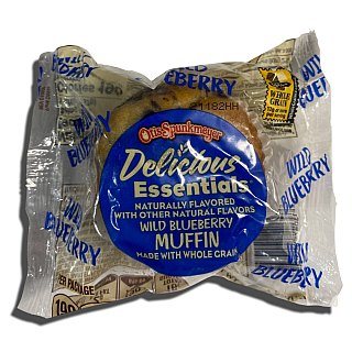 Delicious Essentials Wild Blueberry Muffins Individually Wrapped, 2 Oz, 12 Pack - Specialty Snack by Otis Spunkmeyer
