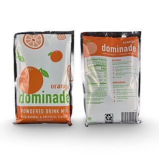 Dominade Bulk Powder Drink Mix – 1 Bulk Bag | Yields 2 Gallons | Fruit Punch, Lemonade, Pink Lemonade, Orange or Grape - Specialty Snack by Dominade