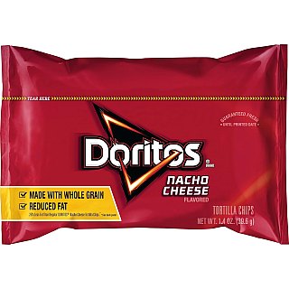 Doritos Top N Go Walking Taco Nacho Tortilla Chips, Cheese Flavored, Reduced Fat, 1.4 Oz (Pack of 21) - Specialty Snack by Doritos